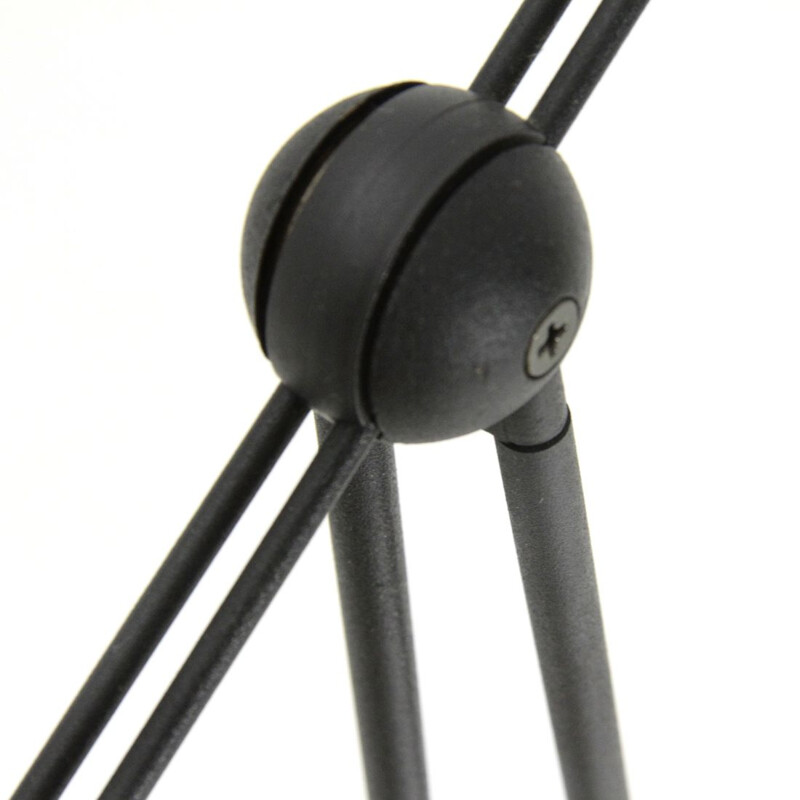 Vintage black "Yuki" floor lamp by Paolo Francesco Piva for Stefano Cevoli, 1980s