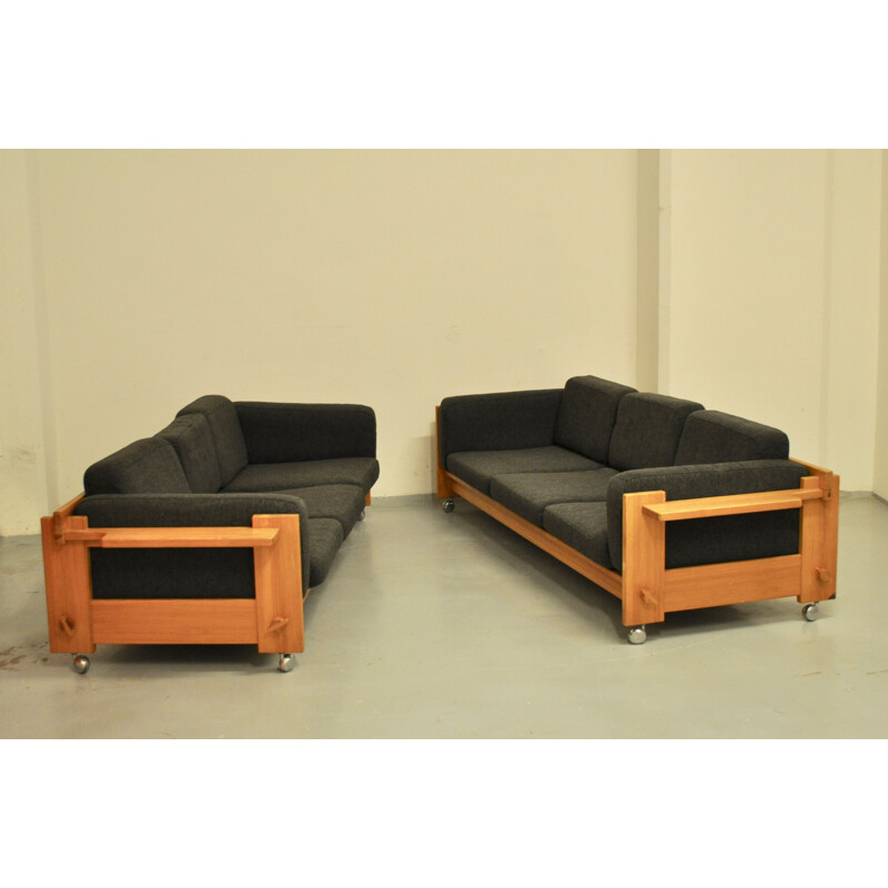 Set of 2 vintage sofas by Yngve Ekstrom for Swedese, 1968s