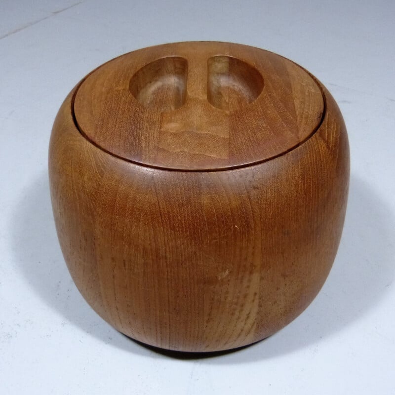 Dansk ice bucket in Teak, Jens QUISTGAARD - 1960s