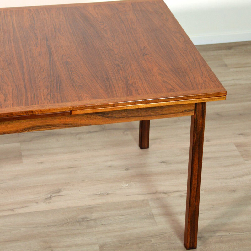 Vintage rosewood dining table by Troeds, Sweden, 1960s