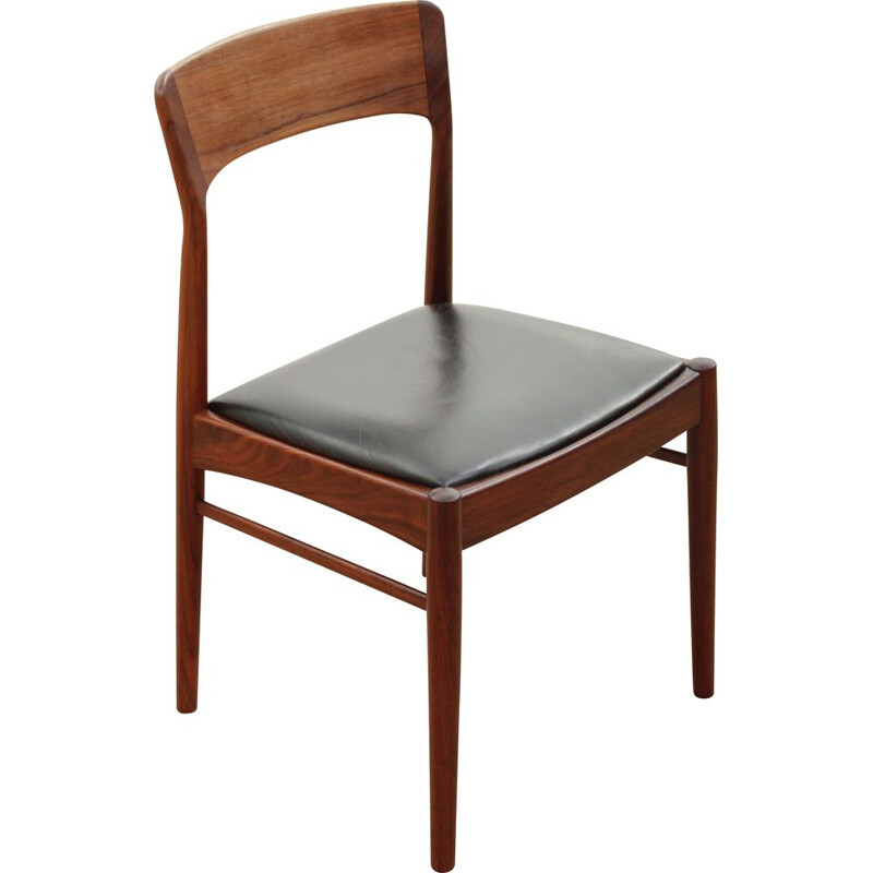 Suite de 8 chaises vintage modèle 26 en palissandre