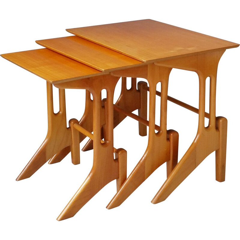 Tavolini vintage in legno, 1950