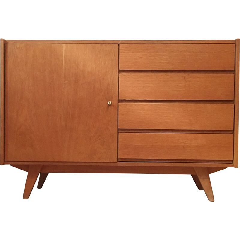 Vintage sideboard U-458 by Jiri Jiroutek for Interier Praha, 1960s