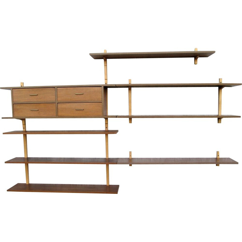 Vintage wall shelves, Royal System, 1960