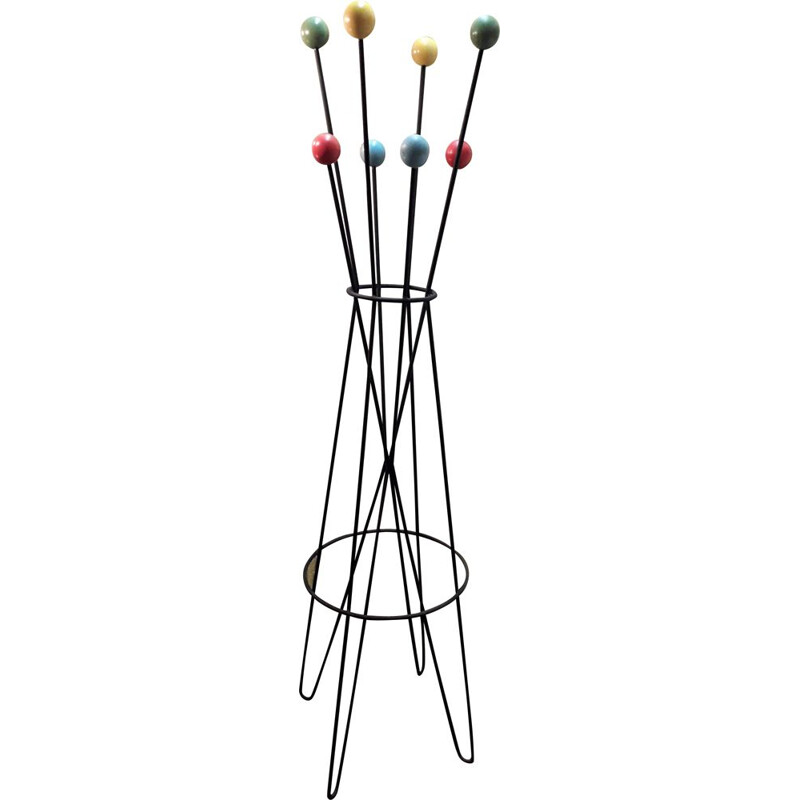 Vintage coat rack by Roger Feraud, 1960