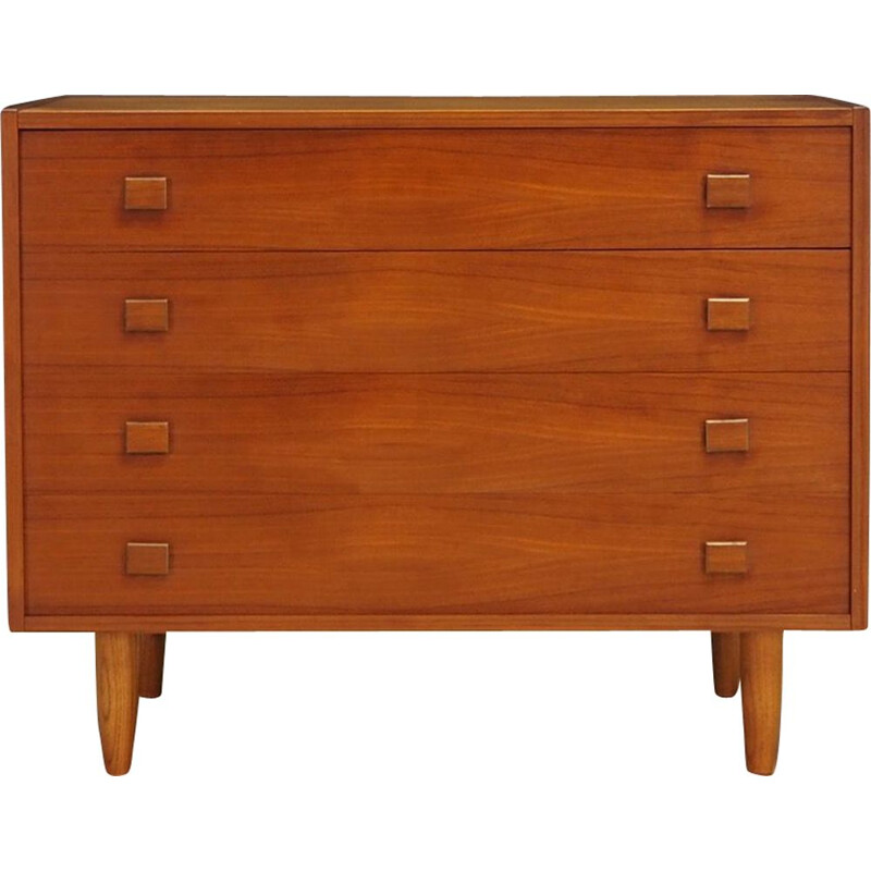 Vintage teak chest of drawers, 1960-70s