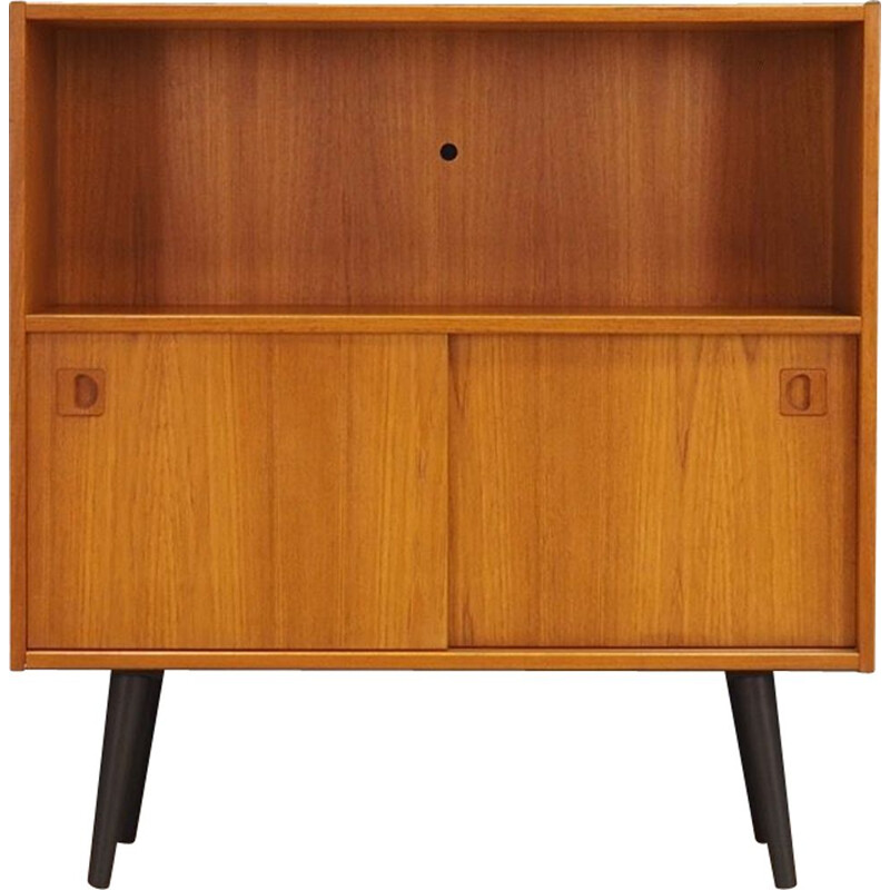 Vintage teak bookcase, Denmark, 1960-70s