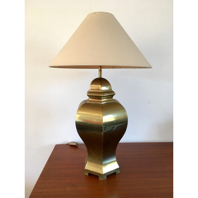 Vintage brass lamp 1970
