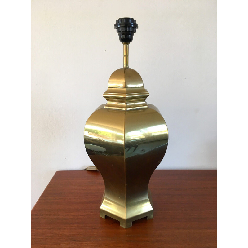 Vintage brass lamp 1970