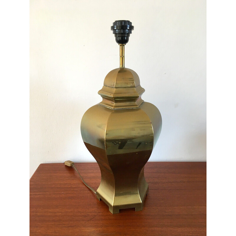 Vintage brass lamp 1970