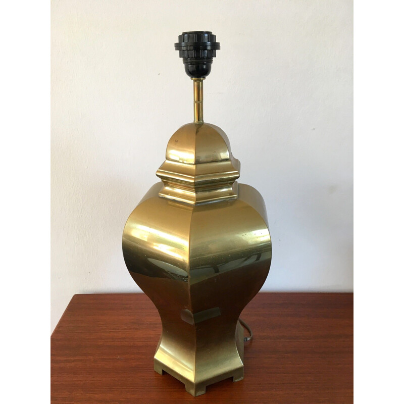 Vintage brass lamp 1970