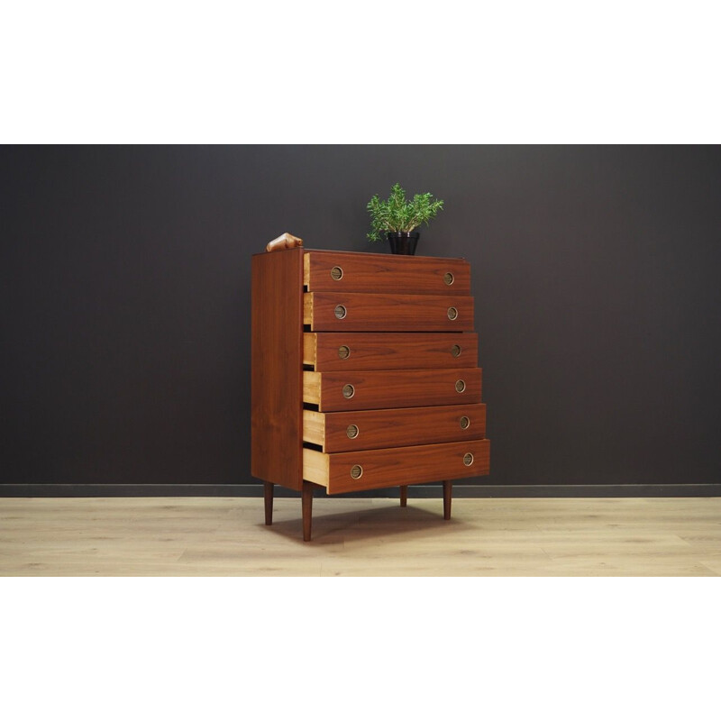 Vintage chest of drawers in teak, 1960-1970