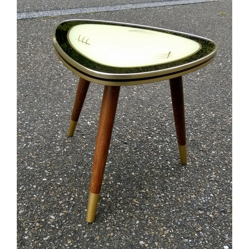 Small tripod pedestal table or vintage plant holder, 1960