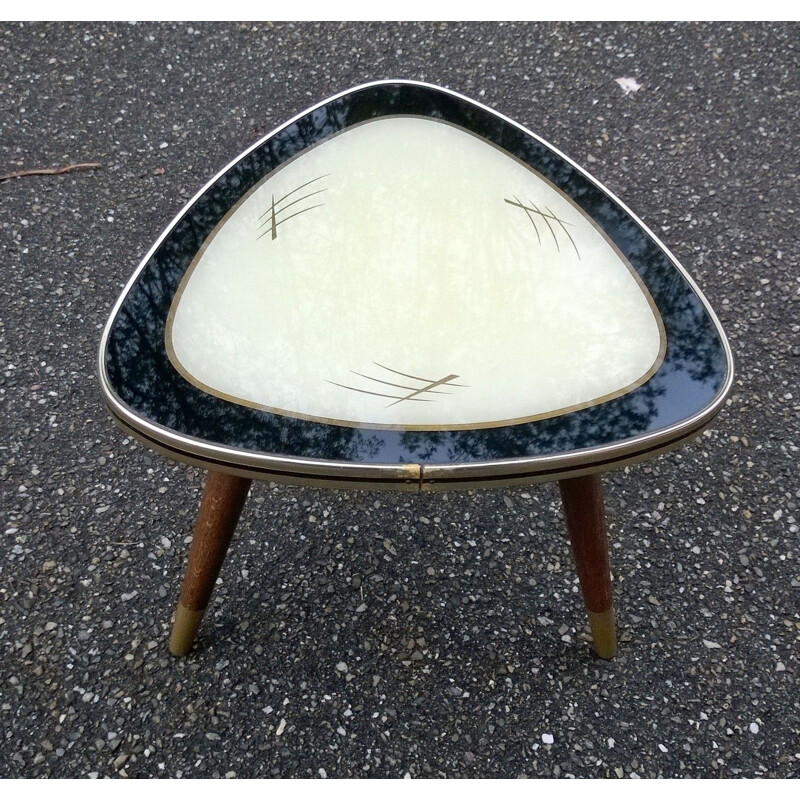 Small tripod pedestal table or vintage plant holder, 1960