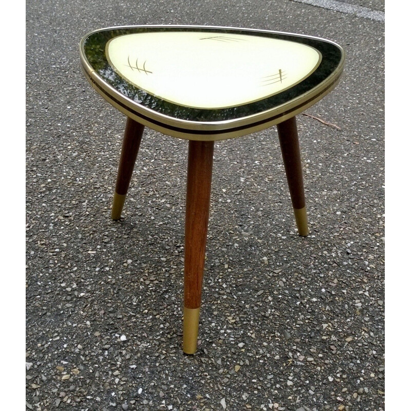 Small tripod pedestal table or vintage plant holder, 1960