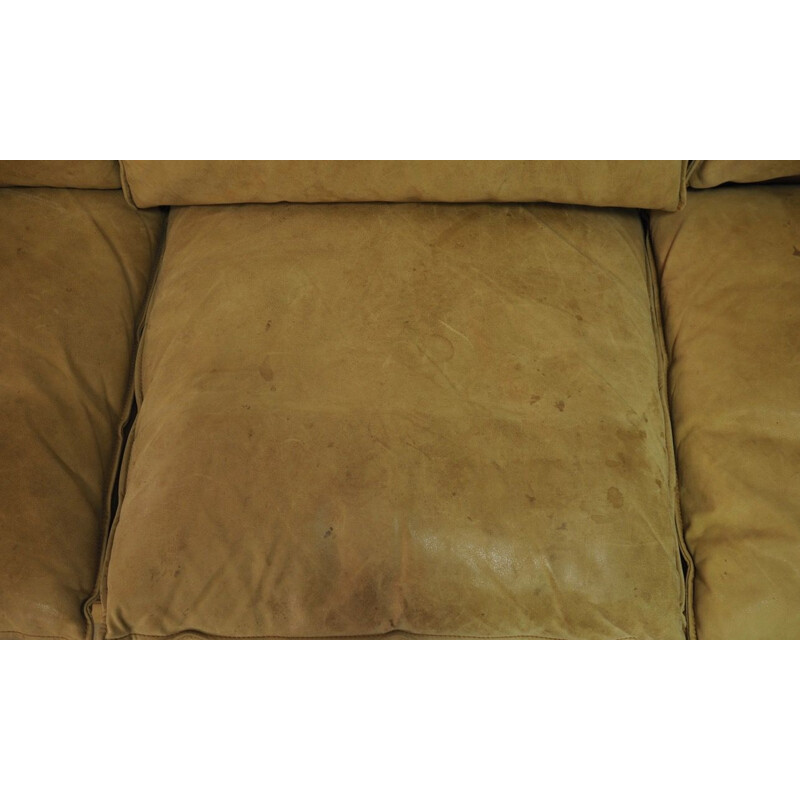 Vintage leather corner sofa by N.Eilersen, 1960-1970