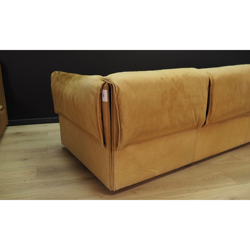Canapé d'angle vintage en cuir par N.Eilersen, 1960-1970