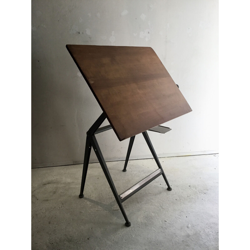 Vintage worktable by Friso Kramer for Ahrend De Cirkel, 1970s