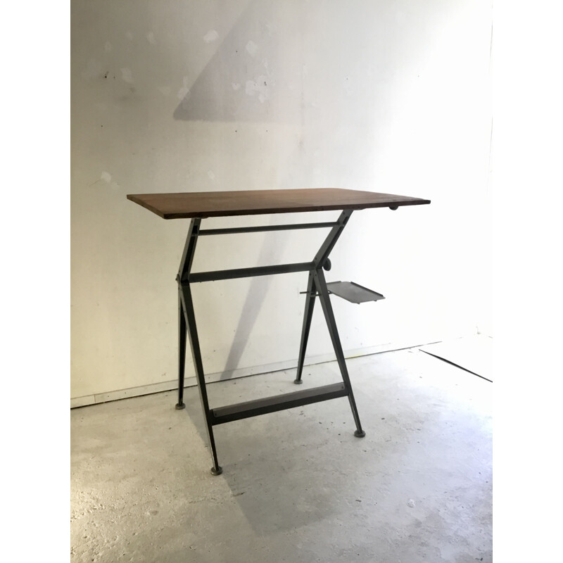 Vintage worktable by Friso Kramer for Ahrend De Cirkel, 1970s