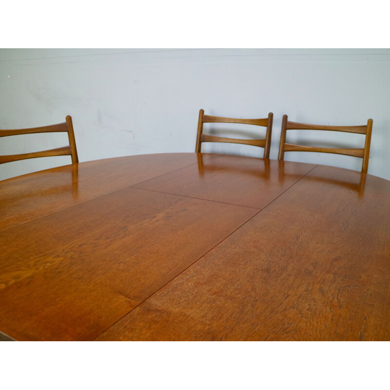 Vintage dining set in oak by Greaves & Thomas, 1960