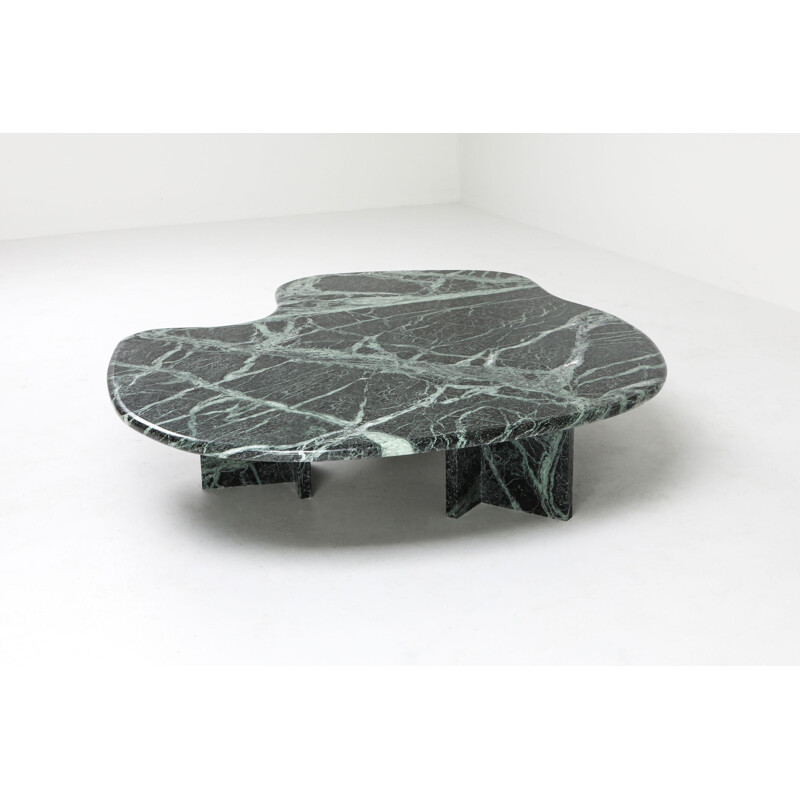 Vintage marble coffee table in the style of Noguchi, 1970