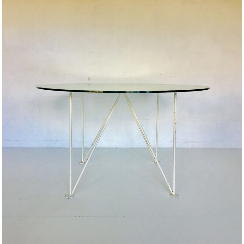 Table basse vintage dans le goût de Mathieu Matégot, 1950