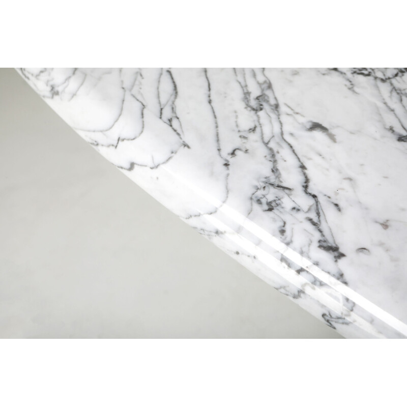 Vintage "Sole e Luna" marble dining table by Adolfo Natalini for Up & Up, 1990s