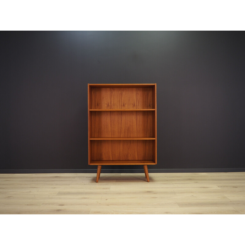 Vintage teak bookcase, Denmark, 1970s