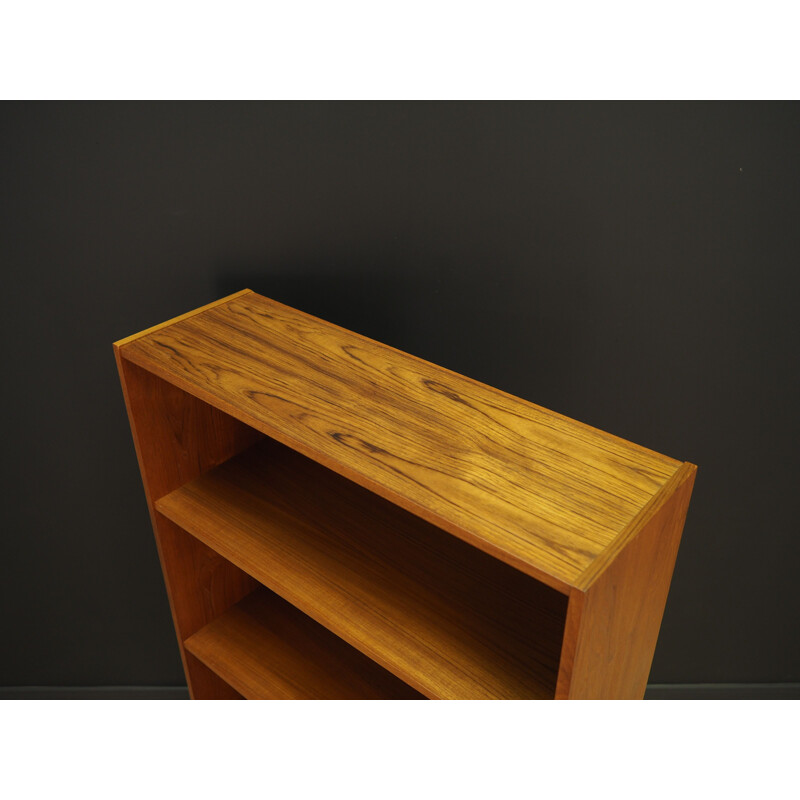 Vintage teak bookcase, Denmark, 1970s