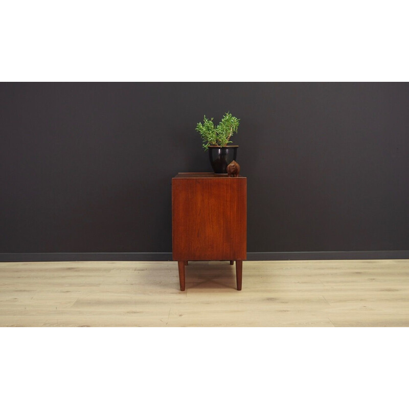 Vintage teak chest of drawers with scandinavian style, 1960-70s