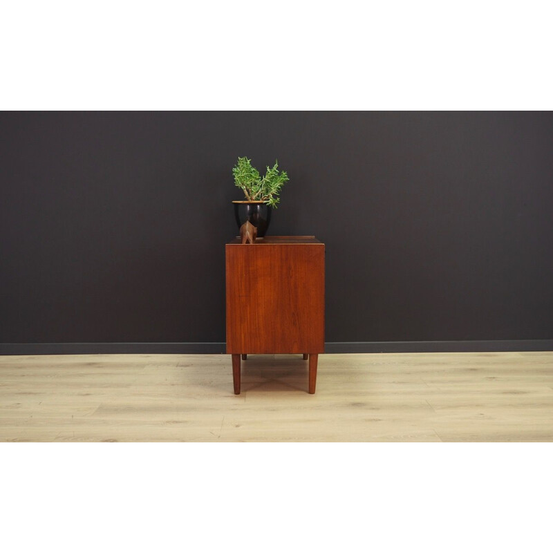 Vintage teak chest of drawers with scandinavian style, 1960-70s