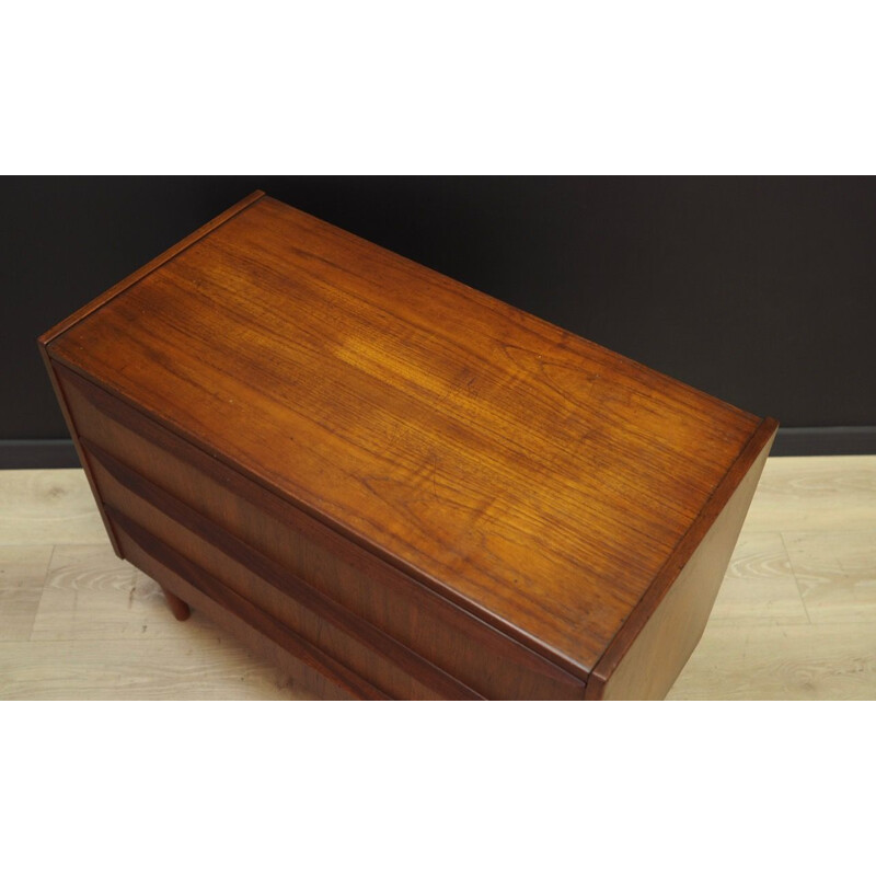 Vintage teak chest of drawers with scandinavian style, 1960-70s