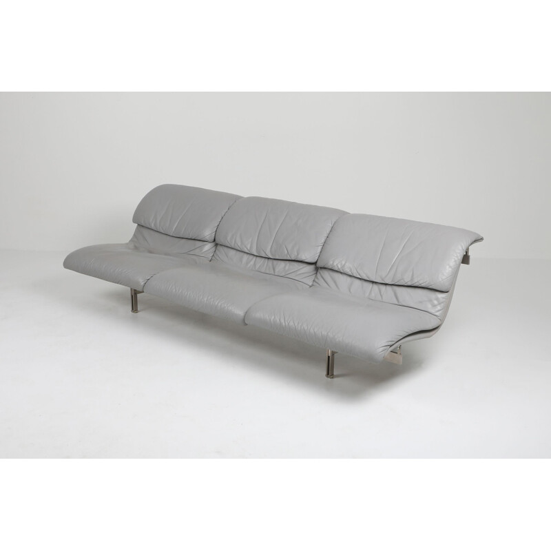 Vintage "Wave" sofa by Giovanni Offredi for Saporiti, 1974