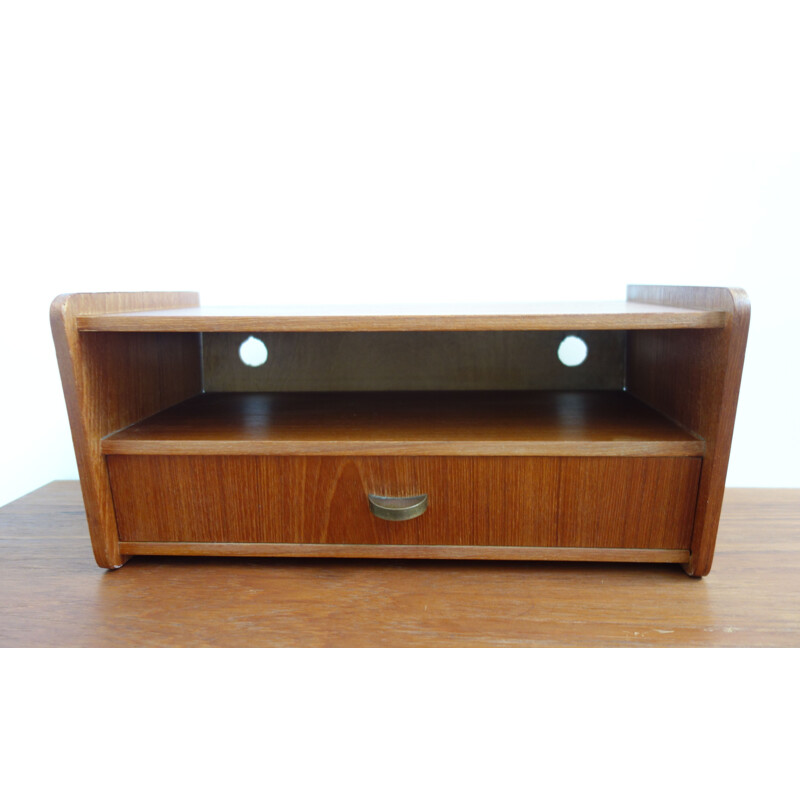 Vintage teak wall drawers, Denmark, 1960s