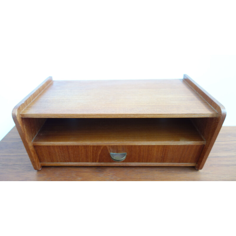 Vintage teak wall drawers, Denmark, 1960s