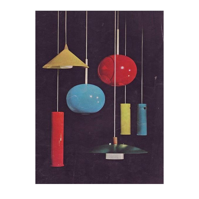 Vintage Luxus Vittsjo hanging lamp, Uno & Osten KRISTIANSSON - 1960s