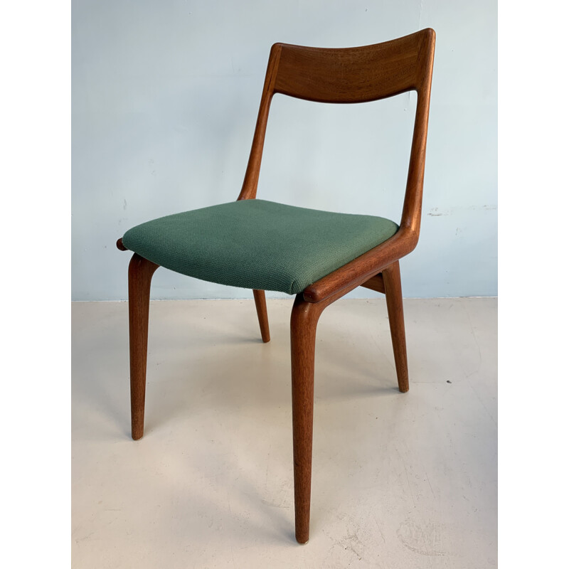 Ensemble de 4 chaises vintage "Boomerang" par Alfred Christensen, 1950