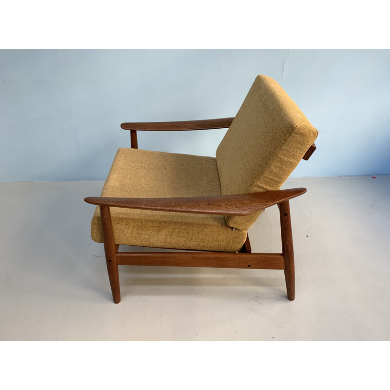 Vintage model FD164 armchair by Arne Vodder from France & Son, 1960s