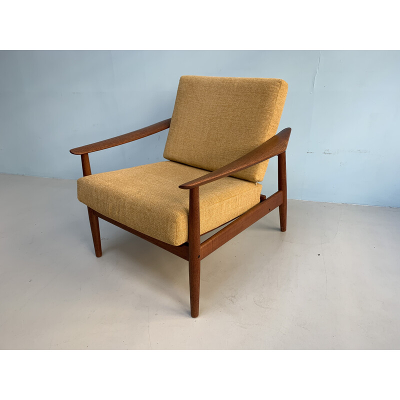 Vintage model FD164 armchair by Arne Vodder from France & Son, 1960s