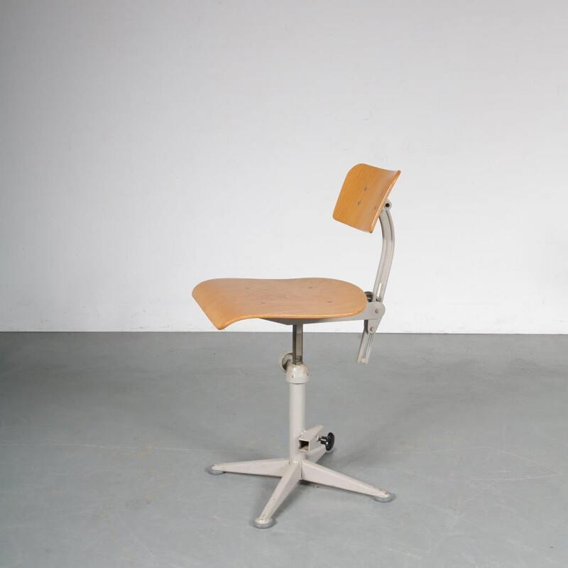 Vintage adjustable desk chair by Friso Kramer, 1950s 