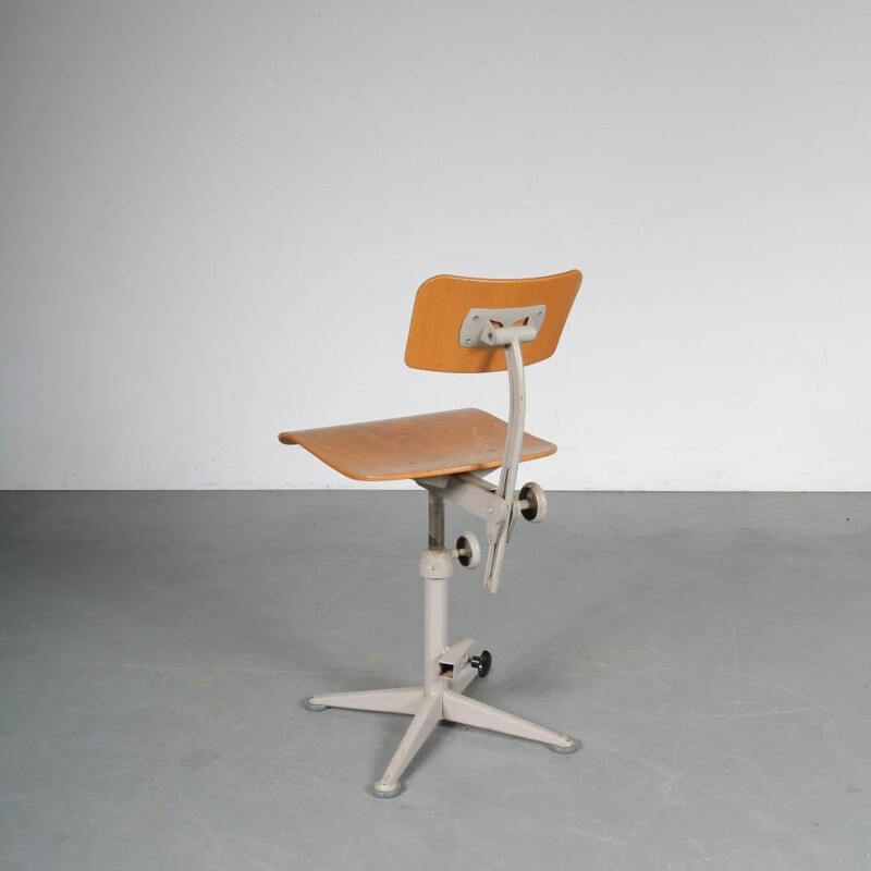 Vintage adjustable desk chair by Friso Kramer, 1950s 