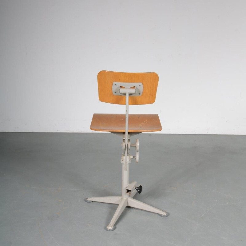 Vintage adjustable desk chair by Friso Kramer, 1950s 