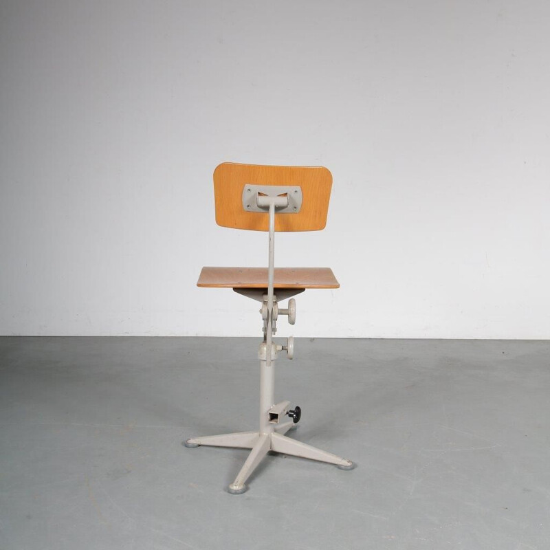 Vintage adjustable desk chair by Friso Kramer, 1950s 