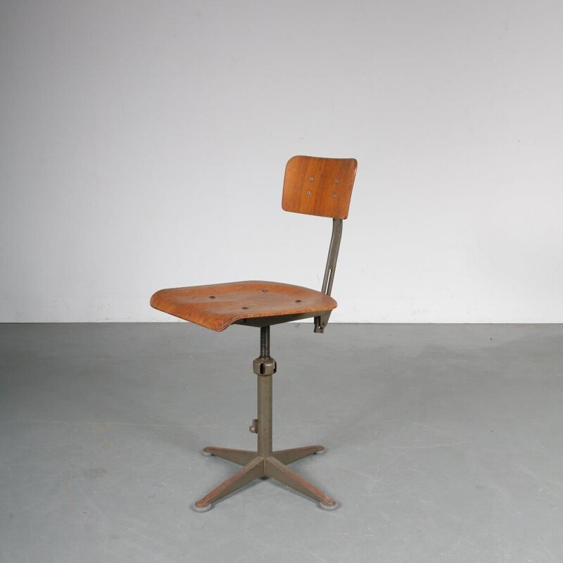 Chaise de travail vintage modèle "Early" par Friso Kramer, 1950