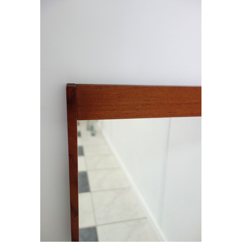 Vintage teak mirror by Kai Kristiansen, Denmark, 1960s