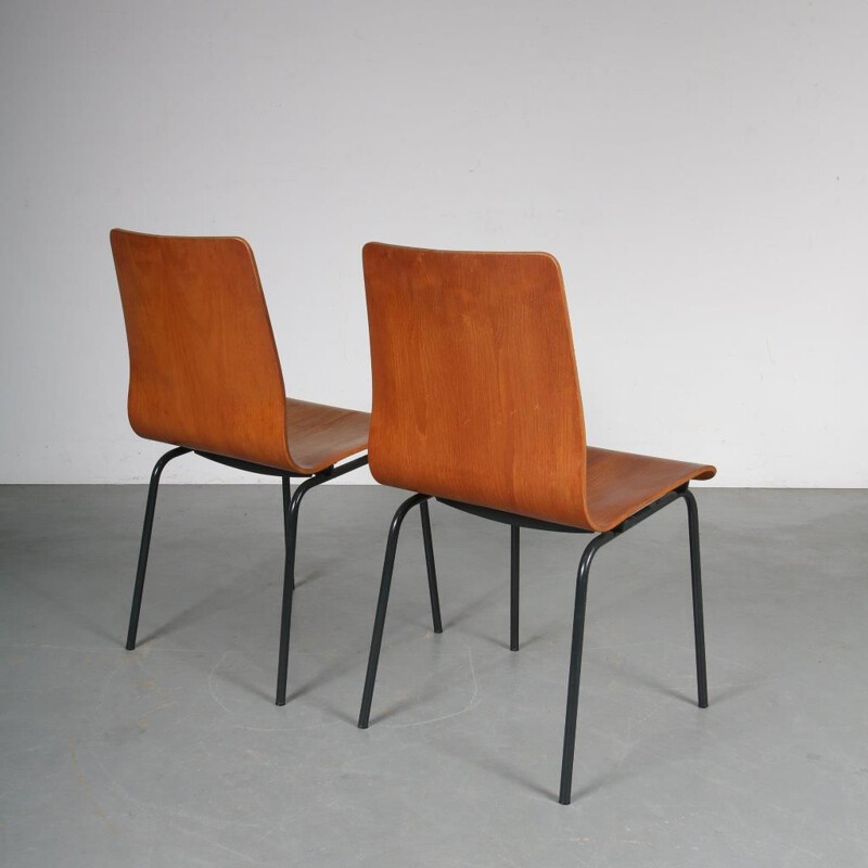 Vintage Euroika chairs, Friso KRAMER, 1950s