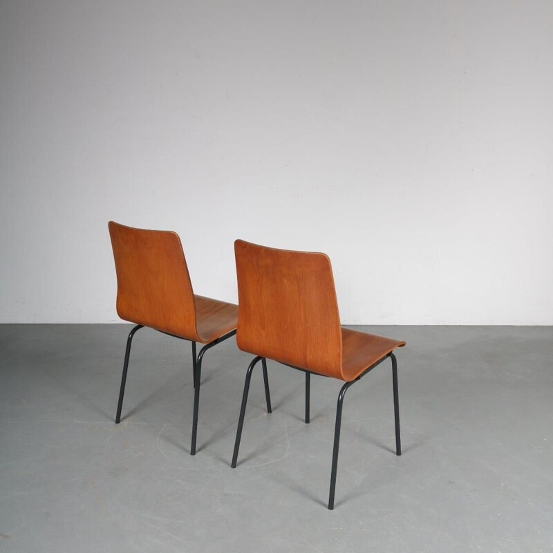 Vintage Euroika chairs, Friso KRAMER, 1950s