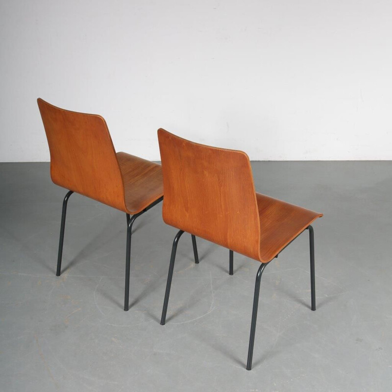 Vintage Euroika chairs, Friso KRAMER, 1950s