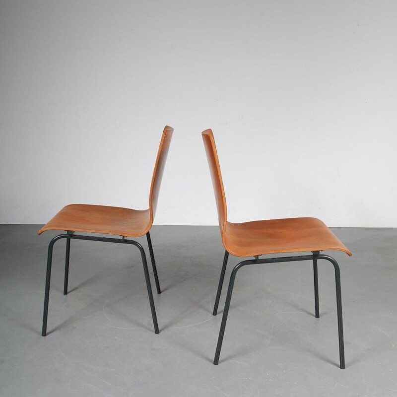 Vintage Euroika chairs, Friso KRAMER, 1950s