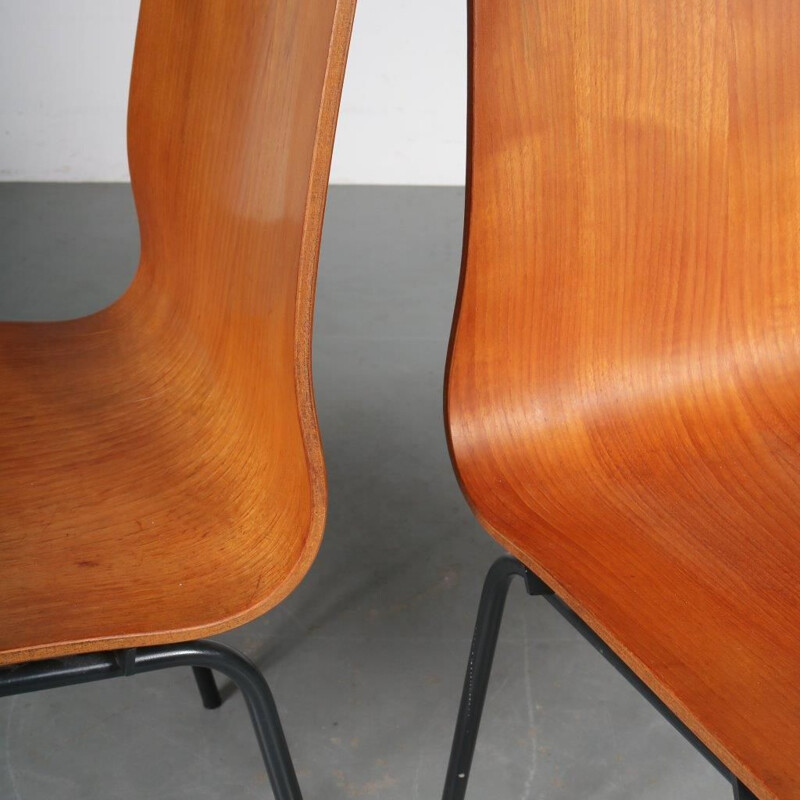 Vintage Euroika chairs, Friso KRAMER, 1950s